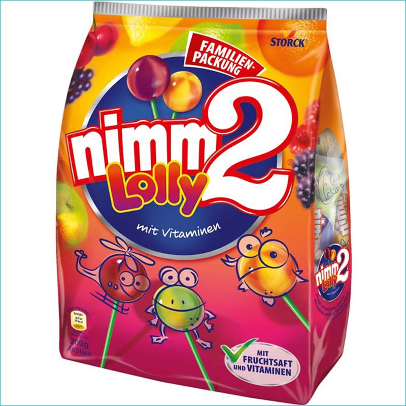 Nimm2 Lolly Lizaki 200g./20szt.