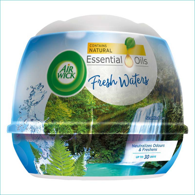 Air Wick odświeżacz powietrza w żelu 180g. Fresh Waters