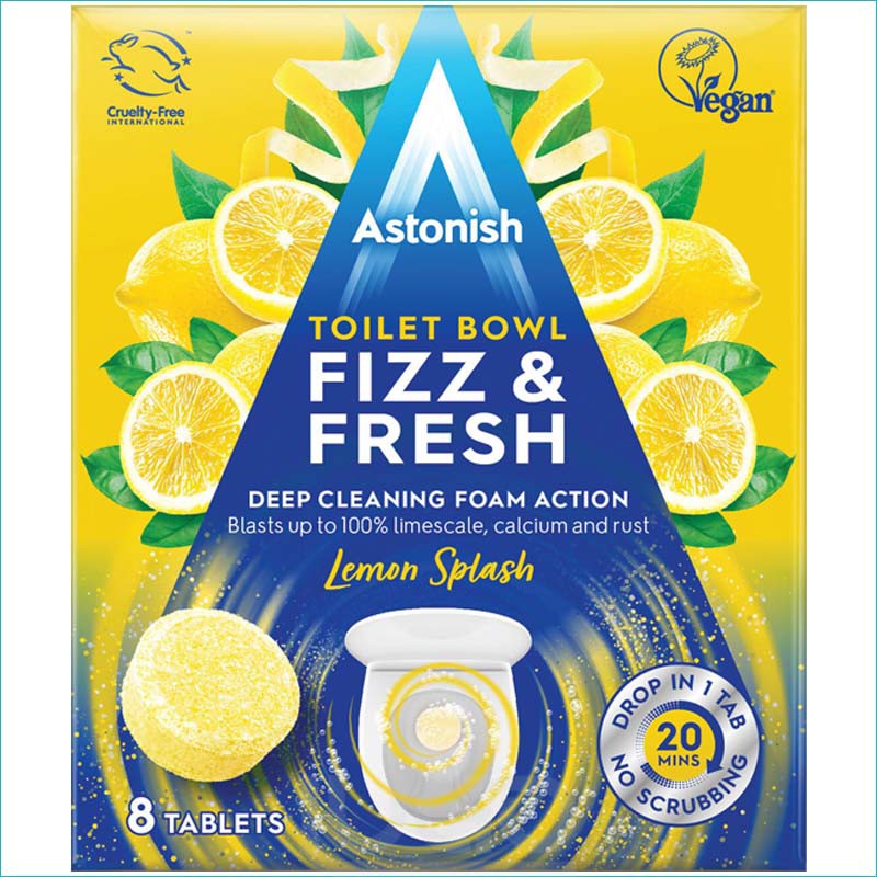 Astonish tabletki czyszczące do WC 8szt. Lemon 