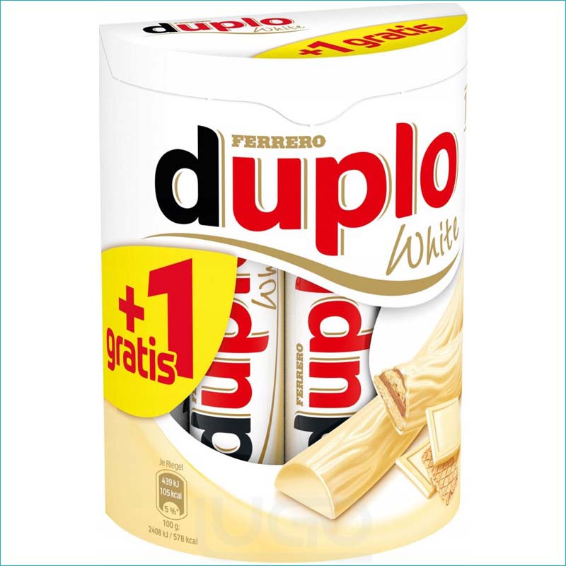 Duplo White wafelki w białej czekoladzie 10+1szt.