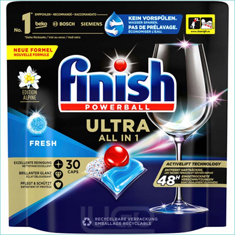 Finish All in 1 kapsułki do zmywarki 30szt. Ultra