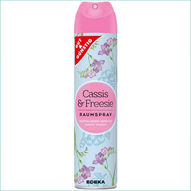 G&G odświeżacz spray 300ml. Cassis & Freesie