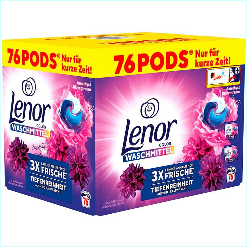 Lenor 3w1 kapsułki do prania 76szt. Color