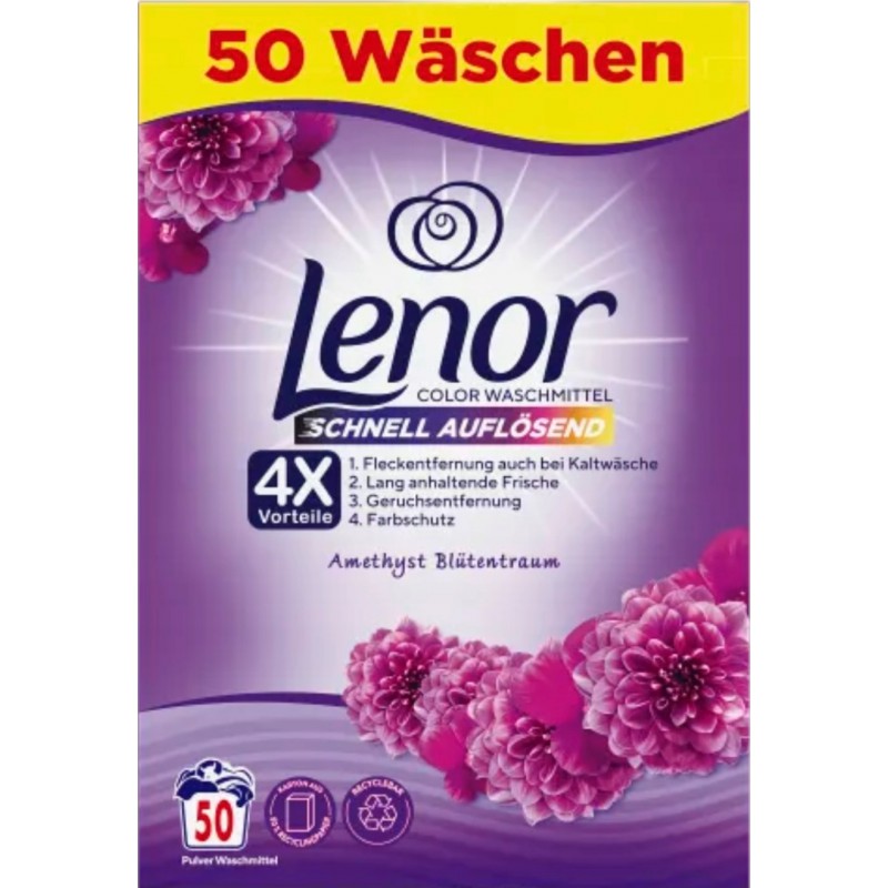 Lenor proszek do prania 3,25kg/50 Color Amethyst