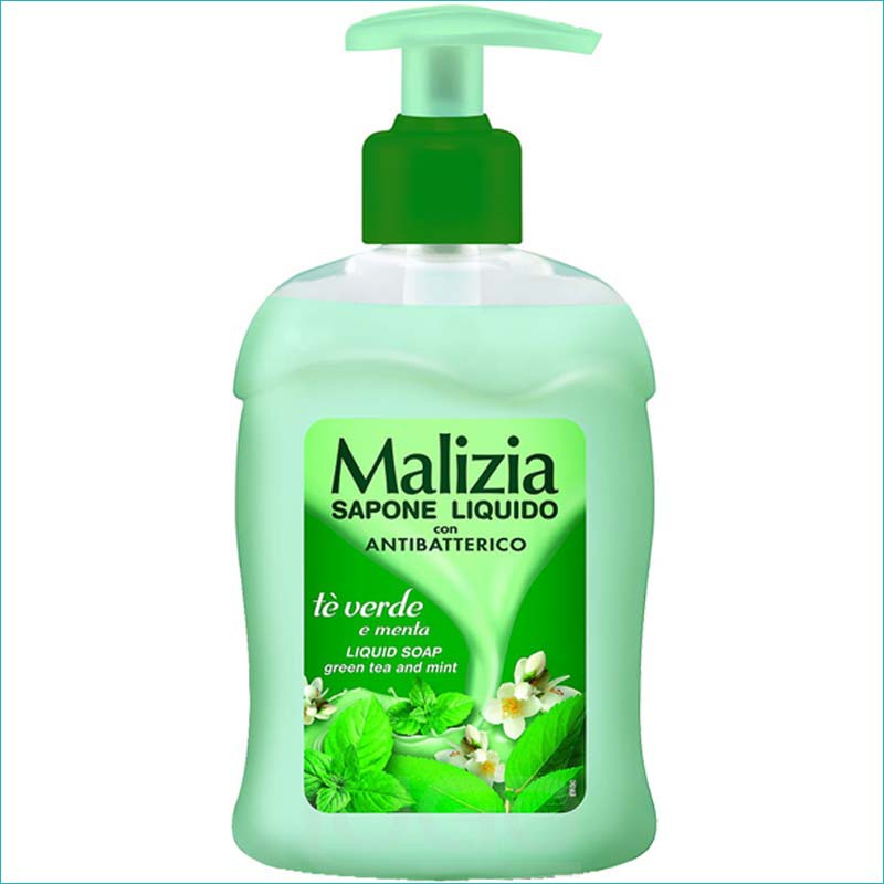 Malizia mydło dozownik 300ml. Green Tea&Mint