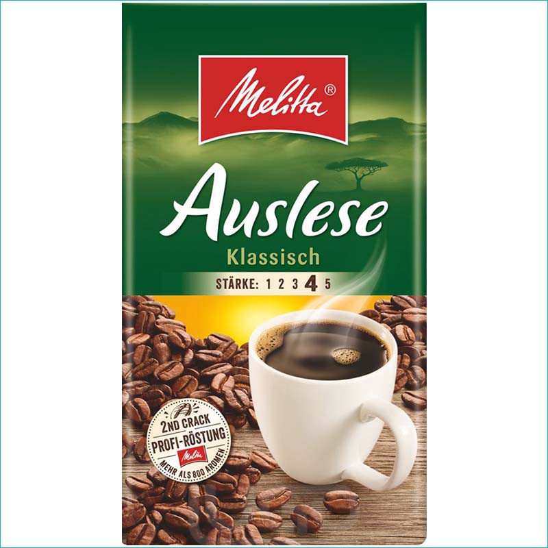 Kawa Melitta mielona 500g. Auslese Klassisch