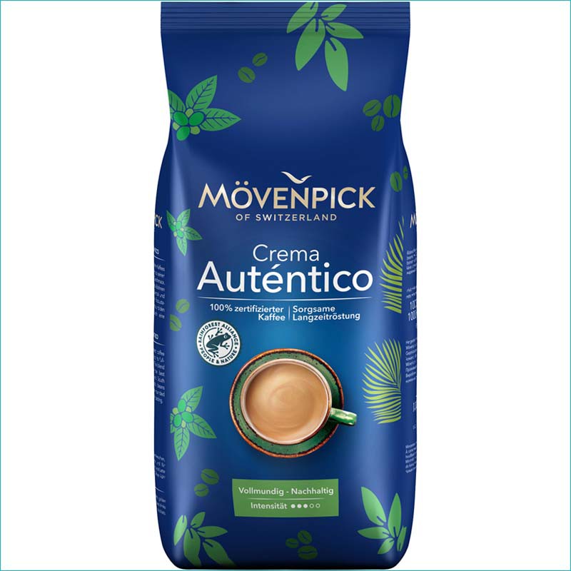 Movenpick kawa ziarno 1kg. Crema Autentico