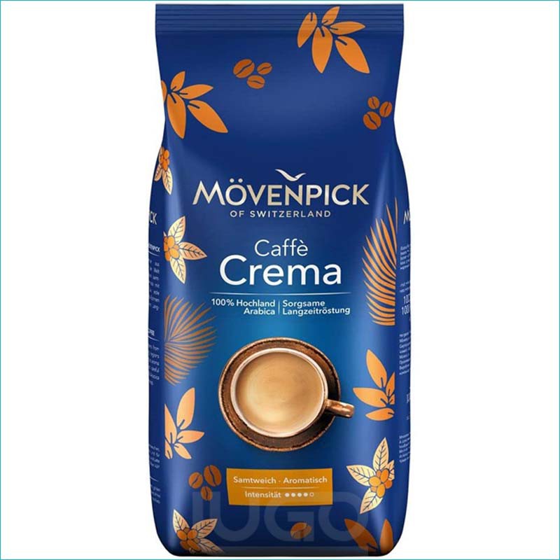 Movenpick kawa ziarno 1kg. Crema