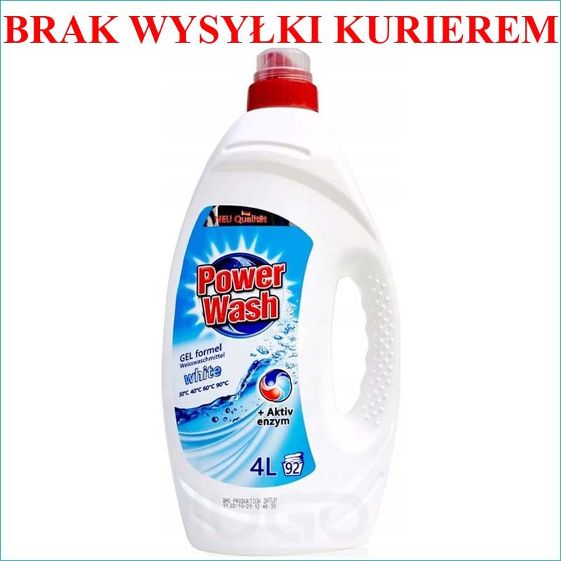 Power Wash żel do prania 4L. White