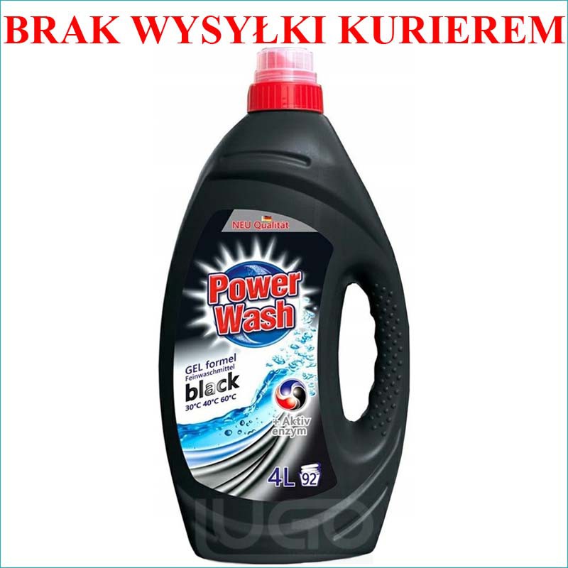 Power Wash żel do prania 4L. Black