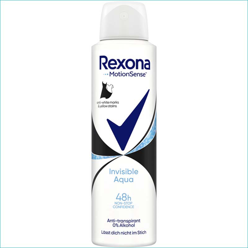 Rexona dezodorant 150ml. Invisible Aqua