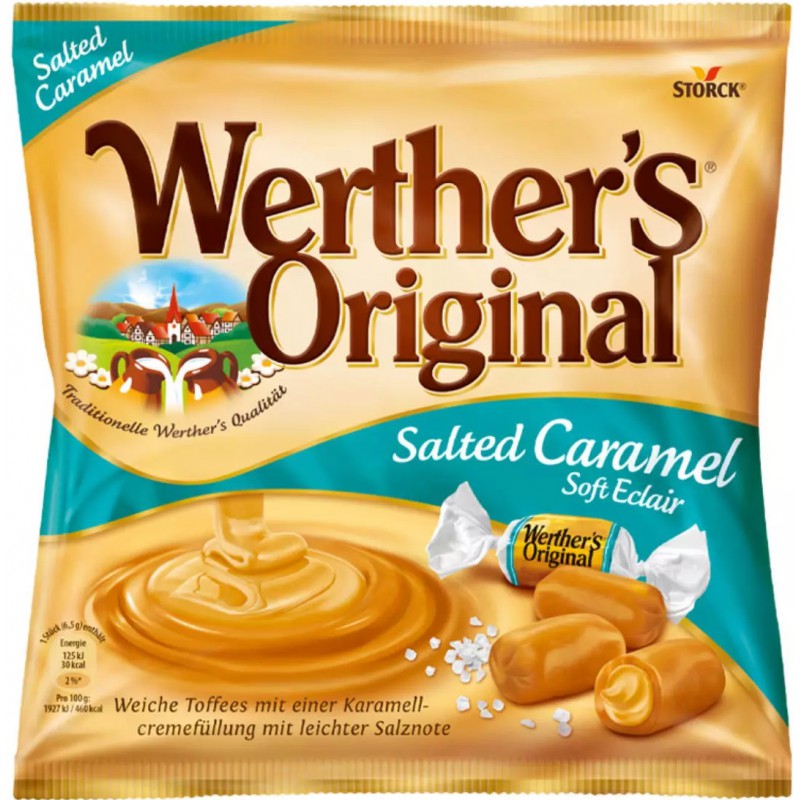 Werther's cukierki 180g. Salted Caramel