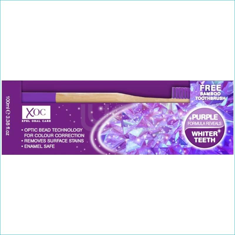 Xoc pasta do zębów wybielająca 100ml.Purple Whiten