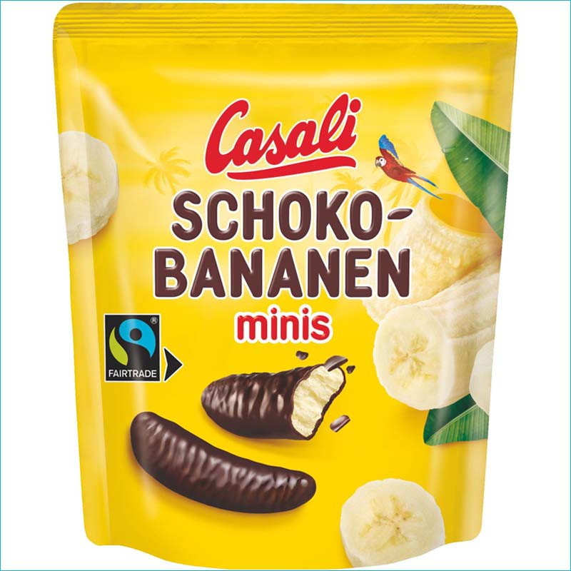 Casali pianki bananowe w czekoladzie 110g.