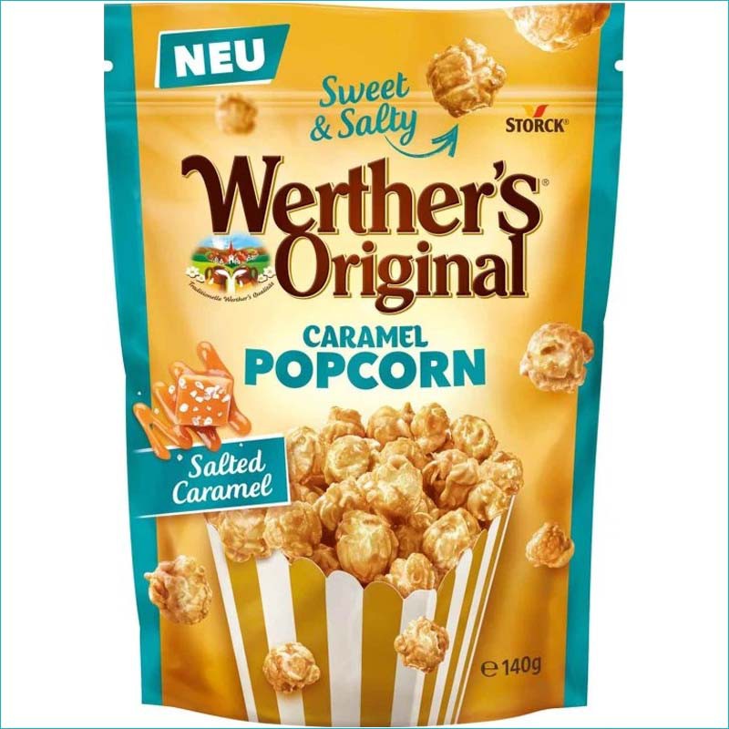 Werther's popcorn Caramel 140g. Salted Caramel