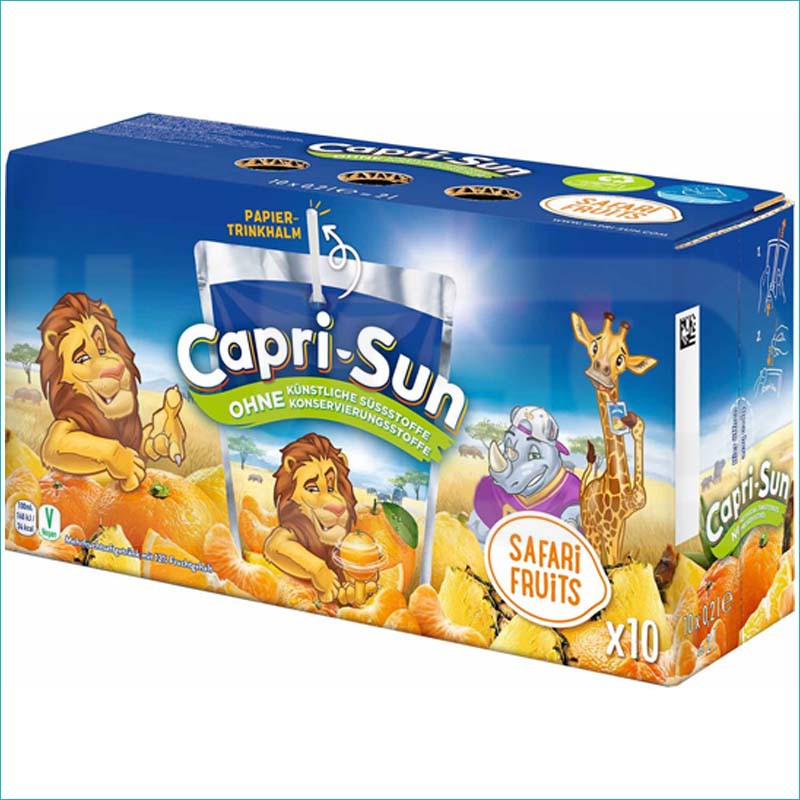 Capri-Sun sok 10szt/200ml. Safari Fruits DE