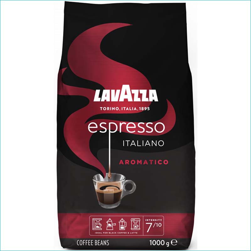 Kawa Lavazza Espresso ziarno 1kg. Italiano Aromatico