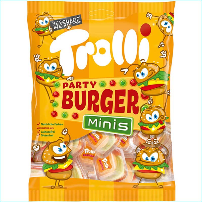 Trolli żelki burgery Minis 17szt.