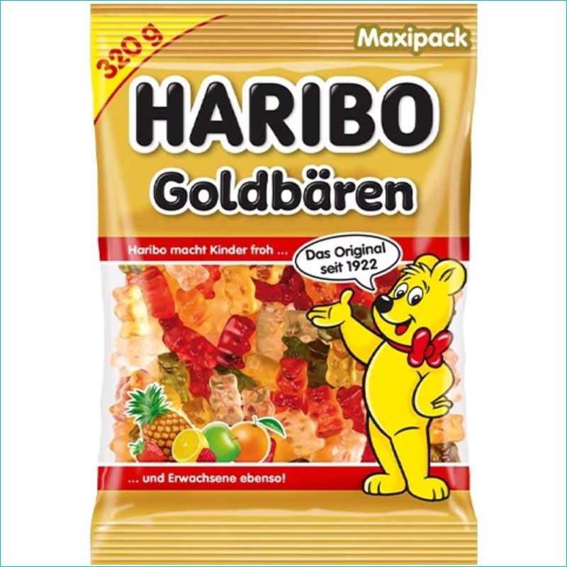 Haribo żelki 320g. Goldbaren