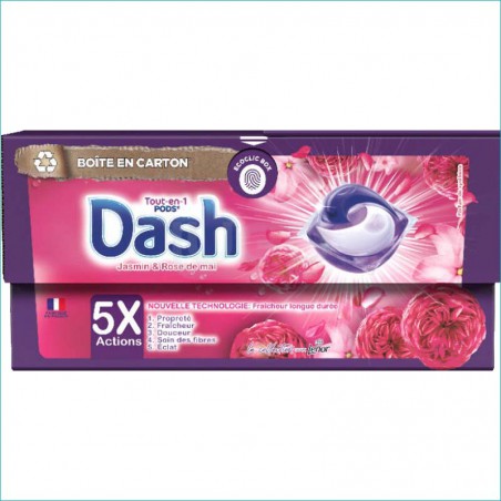 Dash kapsułki do prania 35zt. Uniwersal Jasmine&Rose