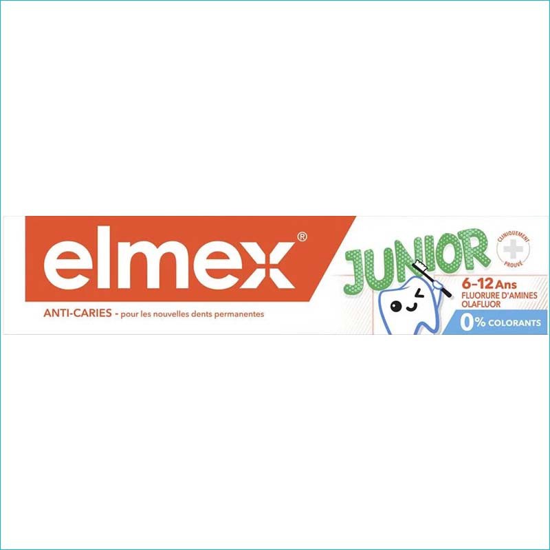 Elmex Junior pasta do zębów 75ml. 6-12lat