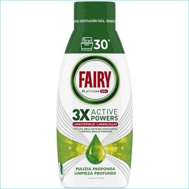 Fairy Platinum żel do zmywarki 600ml. Limone