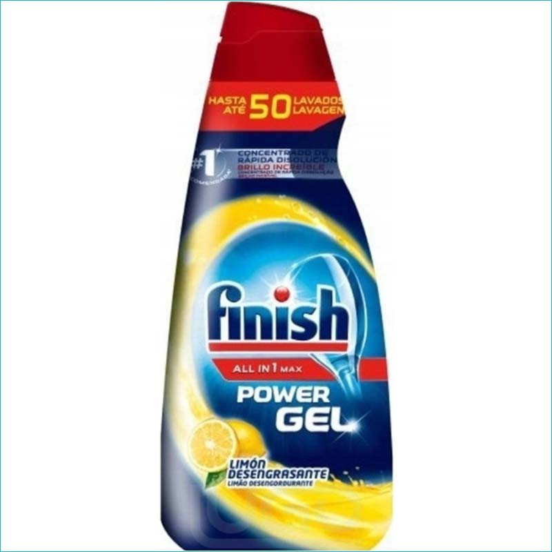 Finish All in 1 żel do zmywarki 1l. Lemon