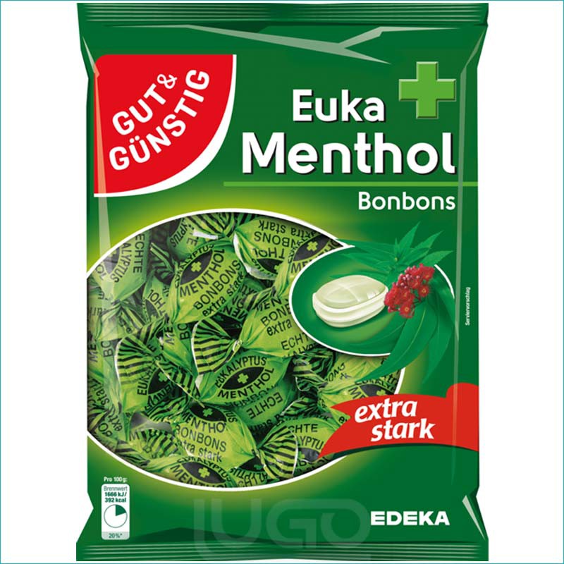 G&G Euka Menthol cukierki miętowe 300g. /20/