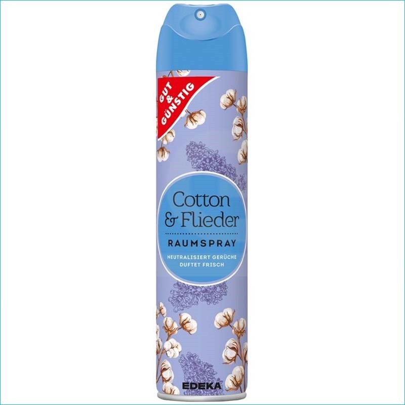 G&G odświeżacz spray 300ml. Cotton & Flieder /12/