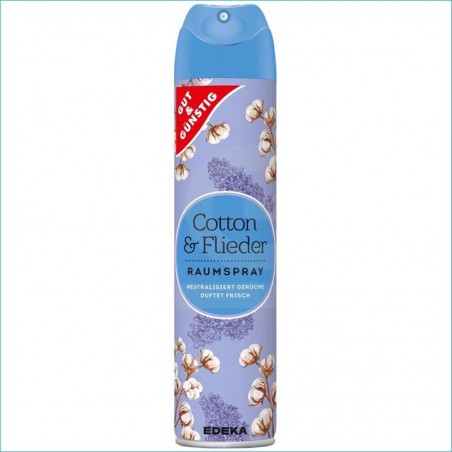 G&G odświeżacz spray 300ml. Cotton & Flieder /12/