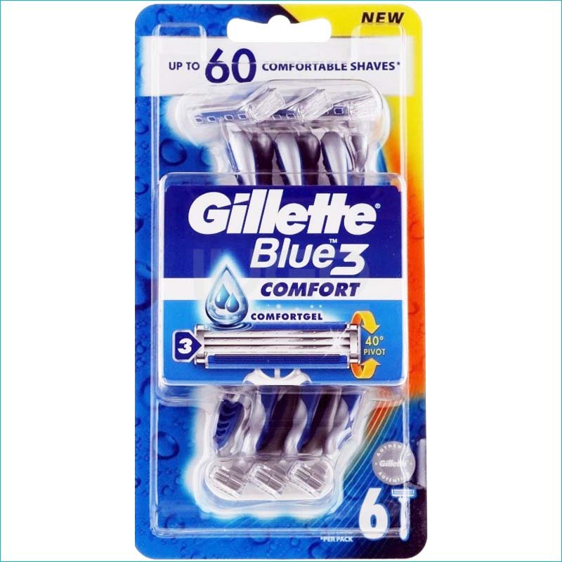 Gillette blue 3 Comfort 6szt. /6/