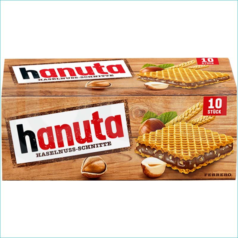 Hanuta wafelki z kremem 10szt