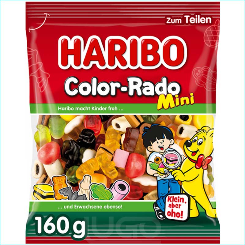 Haribo żelki 160g. Mini Color-Rado /20/