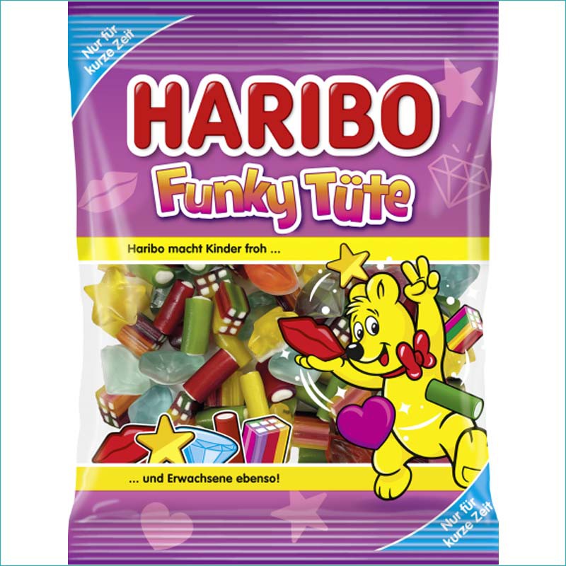 Haribo żelki 175g. Funky Tute