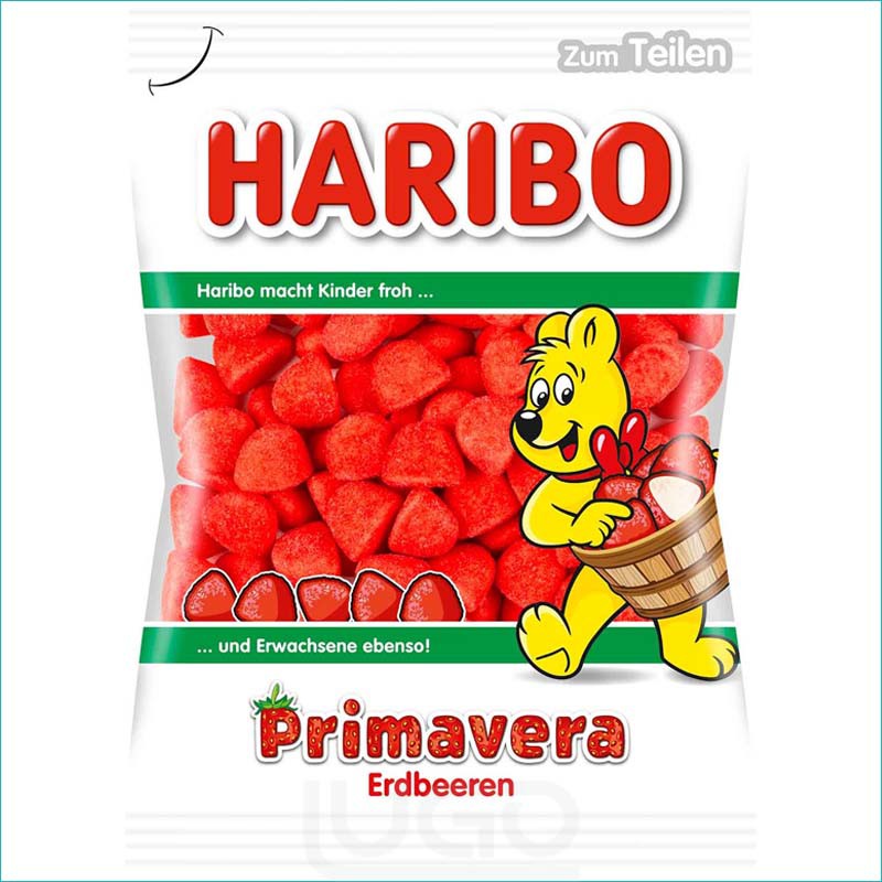 Haribo żelki 175g. Primavera Erdbeeren /10/