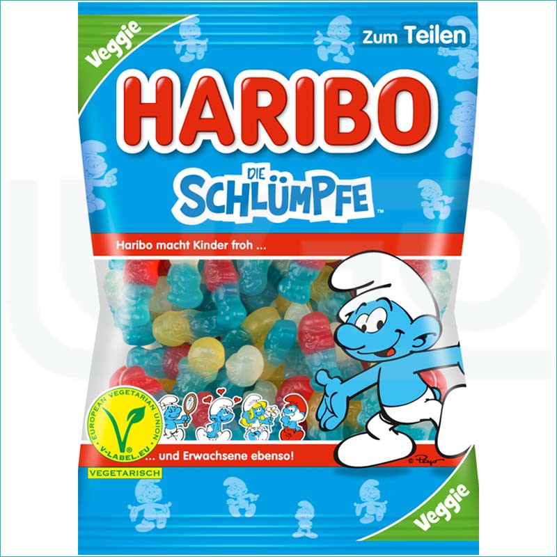 Haribo żelki 175g. Schlumpfe