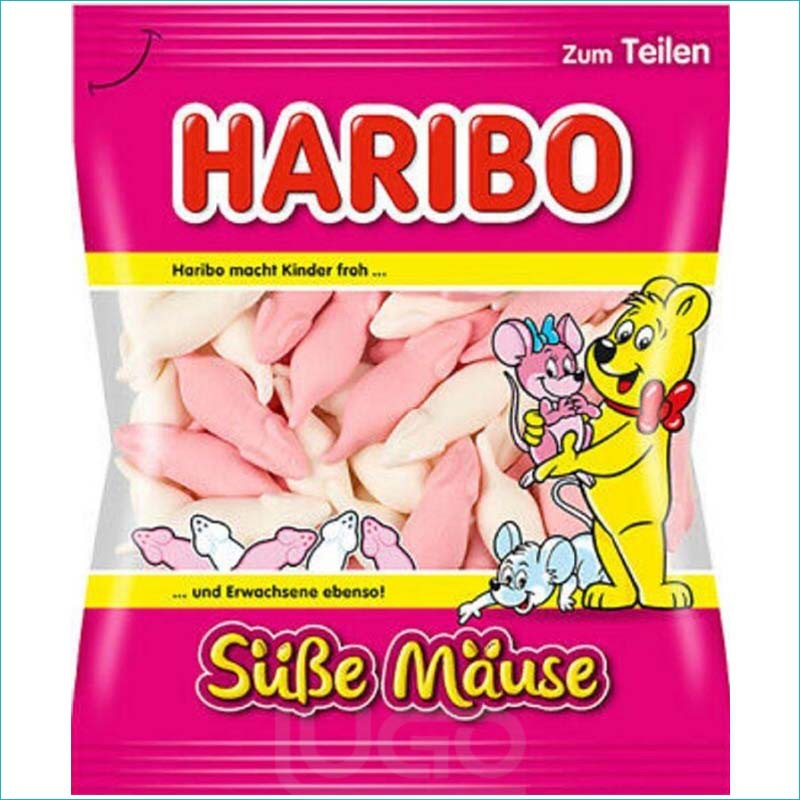 Haribo żelki 175g. Suse Mause