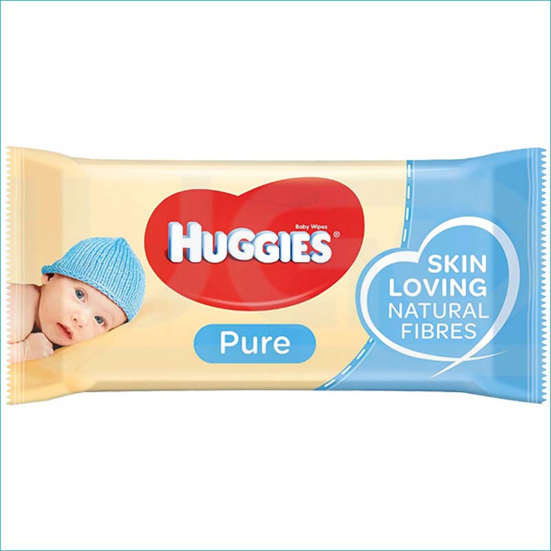 Huggies chusteczki nawilżane 56szt. Pure