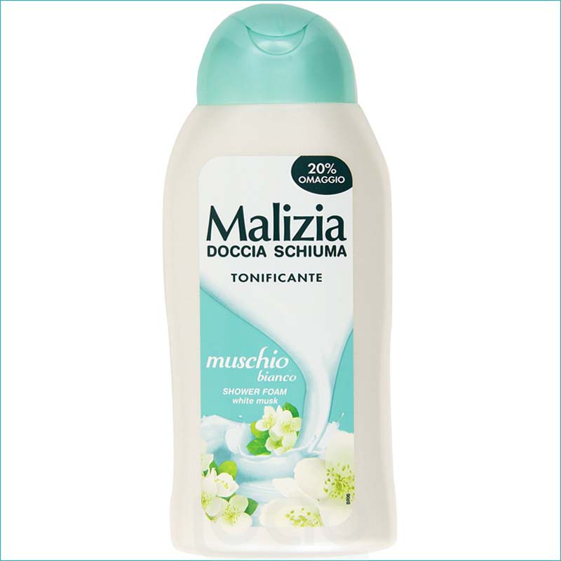 Malizia żel pod prysznic 300ml. Muschio Bianco