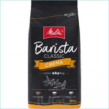 Kawa Melitta Barista Classic ziarno 1kg. Crema