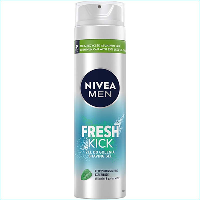 Nivea żel do golenia 200ml. Fresh Kick