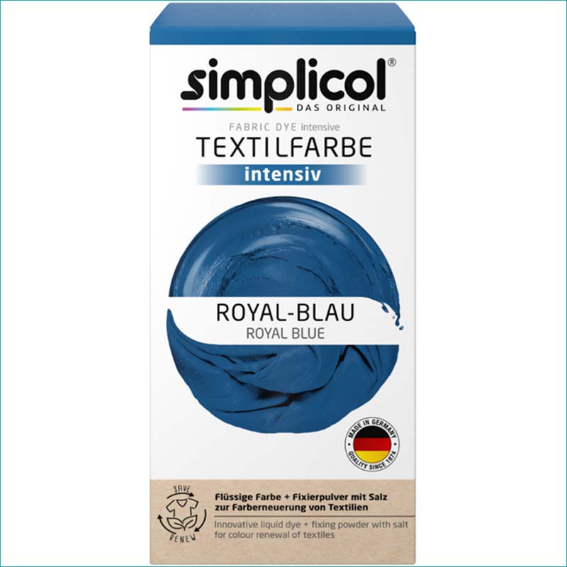 Simplicol barwnik do tkanin Royal-Blau (niebieski) /4/