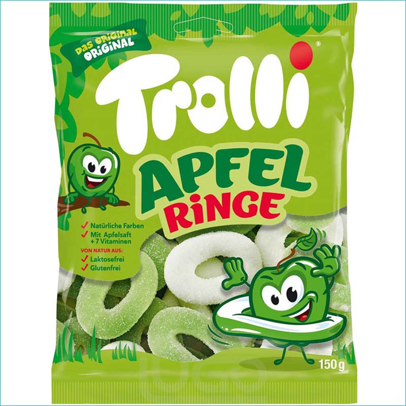 Trolli żelki 150g. Apfel Ringe