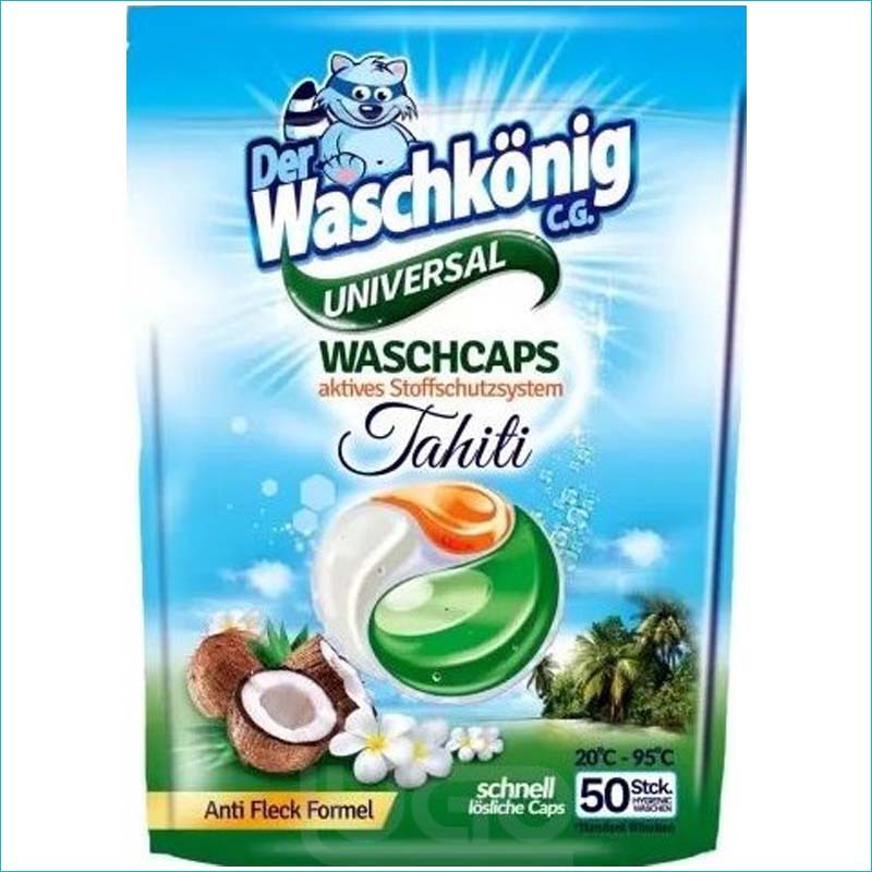 Waschkonig kapsułki do prania 50szt.Tahiti Uniwers