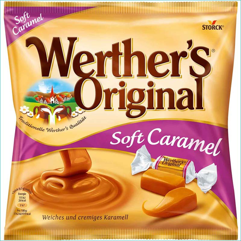 Werther's cukierki 180g. Soft Caramel