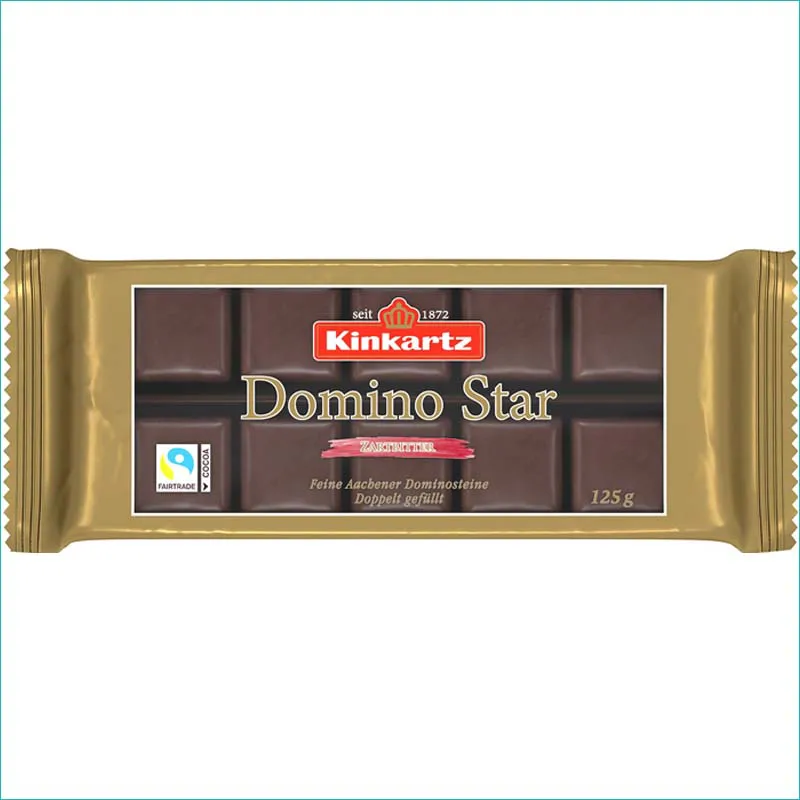 Kinkartz Domino Star 125g. Zartbitter