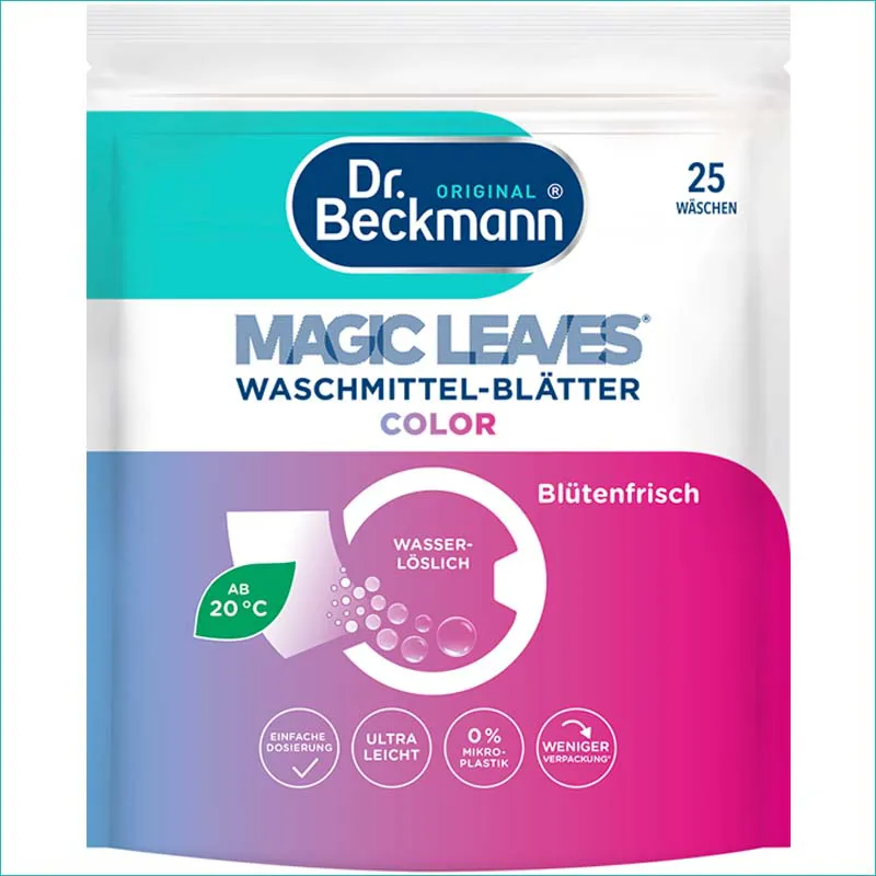 Dr. Beckmann detergent  do prania w listkach 25szt. Color /10/