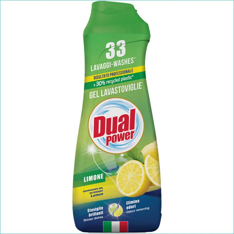 Dual Power żel do zmywarki 660ml. Lemon /6/