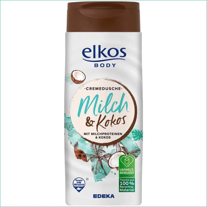 Elkos żel pod prysznic 300ml. Milch&Kokos /8/