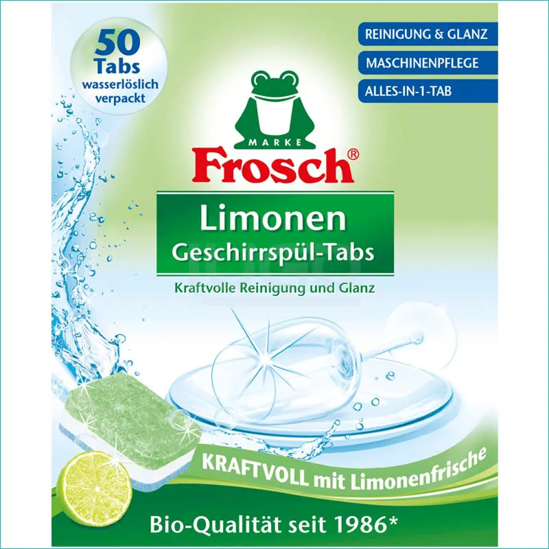 Frosch All in One tabletki do zmywarki 50szt Limon /7/